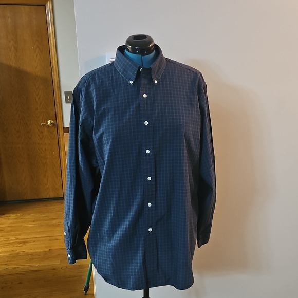 Polo Ralph Lauren Other - Polo Ralph Lauren Men's Navy Checkered Casual Shirt